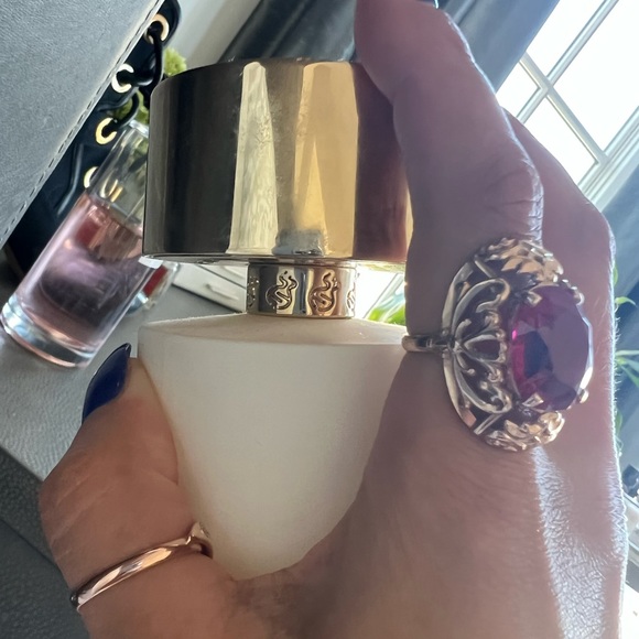 One of a kind Rose Gold (14k) with Ruby (lab made) large Stone (10 karat… - Picture 5 of 6